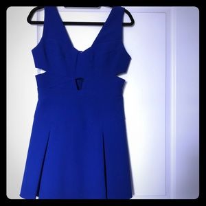 Elegant Blue Sleeveless Dress